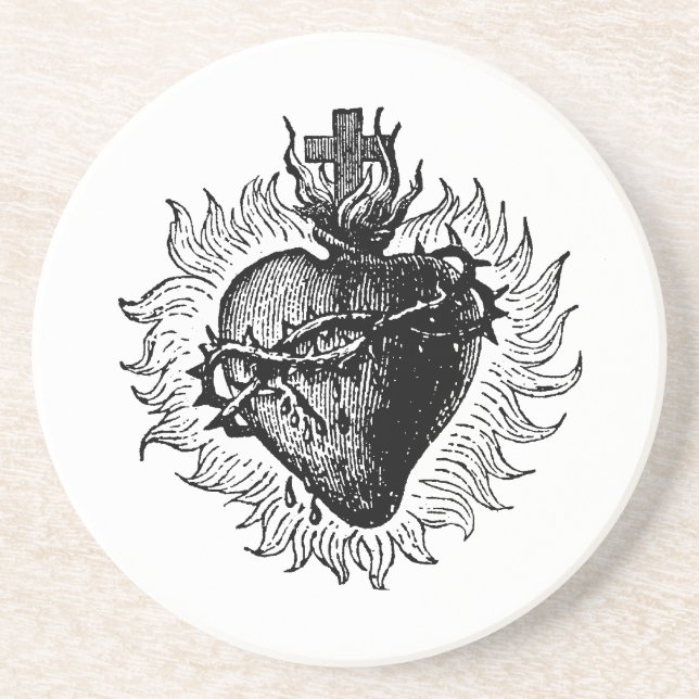 En Grès Dessous de verre du Sacré-Coeur (Devant)