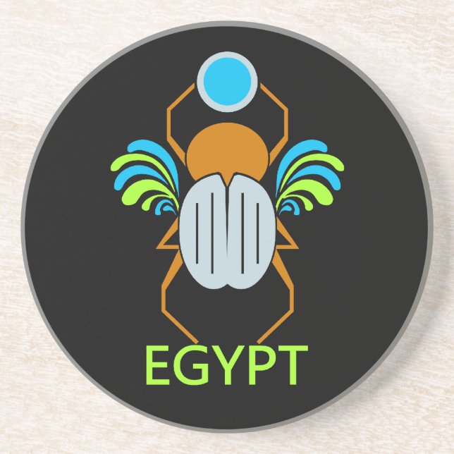 EN GRÈS DESSOUS DE VERRE EGYPTE (Devant)