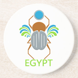EN GRÈS DESSOUS DE VERRE EGYPTE