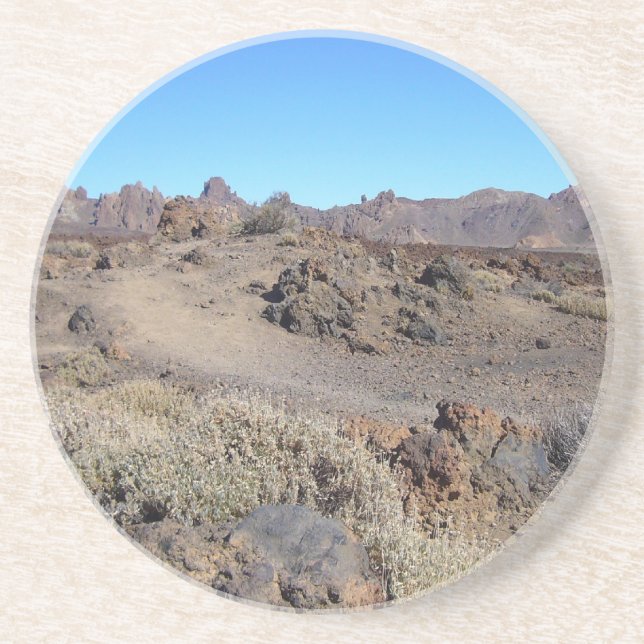 En Grès Dessous de verre El Teide (Devant)