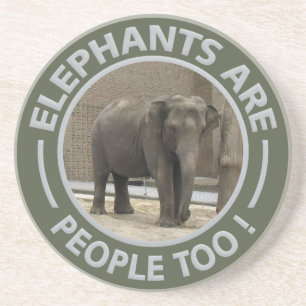 En Grès Dessous de verre ÉLÉPHANTS