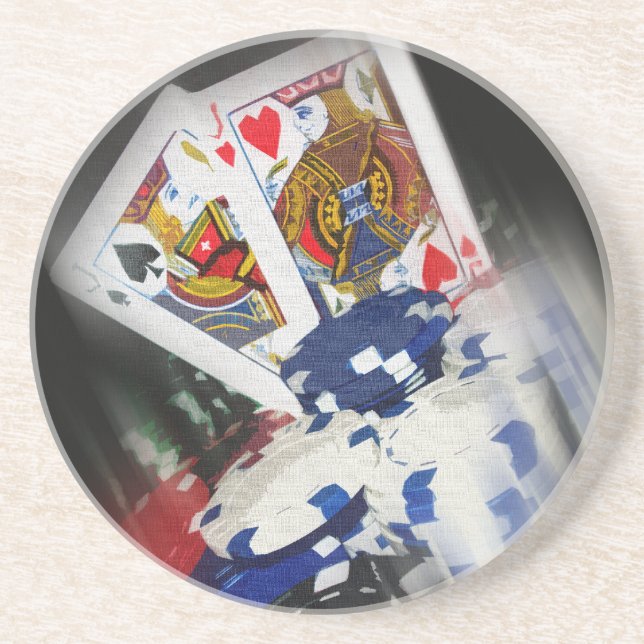 En Grès Dessous de verre enveloppés de crochets (Devant)