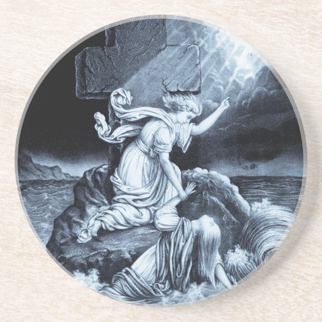 En Grès dessous de verre "Espoir" (Devant)