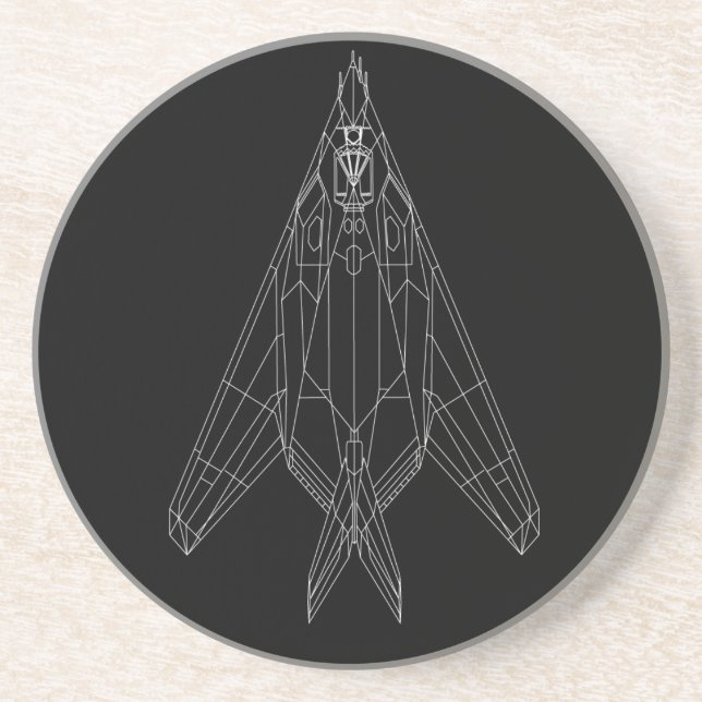 En Grès Dessous de verre F-117 (Devant)