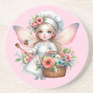 En Grès Dessous de verre Fairy Chef