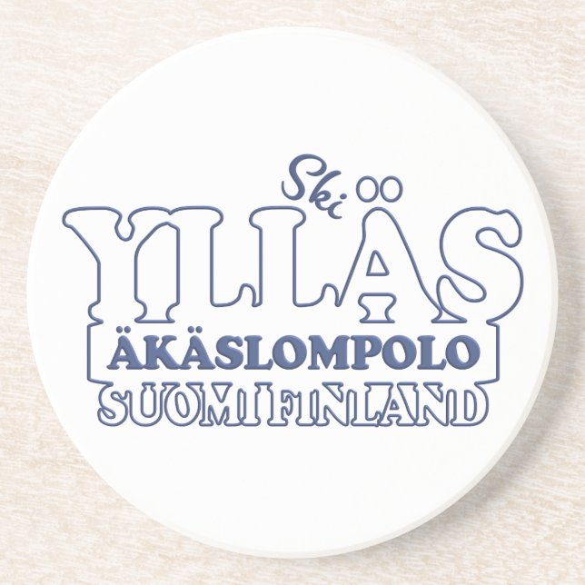 En Grès Dessous de verre FINLANDAIS YLLÄS (Devant)