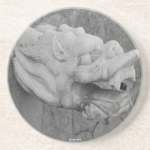 En Grès Dessous de verre Fontaine Dragon