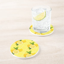 Dessous de verre frais au citron
