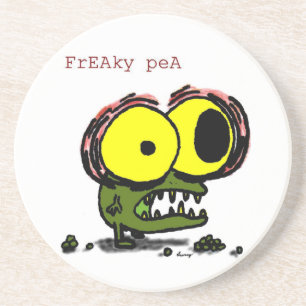En Grès Dessous de verre Freaky Pea