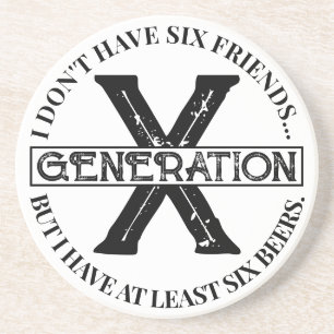 En Grès Dessous de verre Génération X