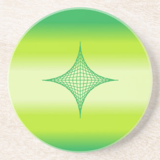 En Grès Dessous de verre Green Star