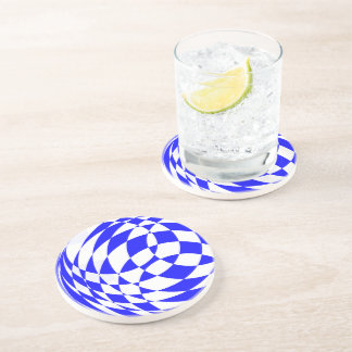 En Grès Dessous de verre (grès) - Balle damier 3D