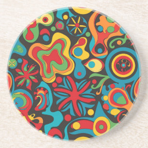 En Grès Dessous de verre hippie