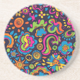 En Grès Dessous de verre hippie