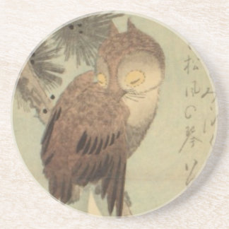 En Grès Dessous de verre Ichiryusai Hiroshige