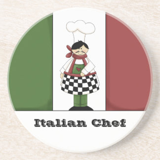 En Grès Dessous de verre italiens du chef #8