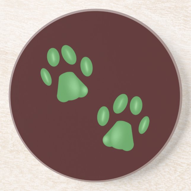 En Grès Dessous de verre Kitty Paws (Devant)