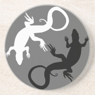 En Grès Dessous de verre Lizard Dessous de verre d'art rep