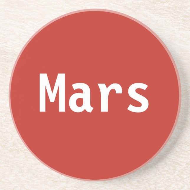 En Grès Dessous de verre Mars (Devant)