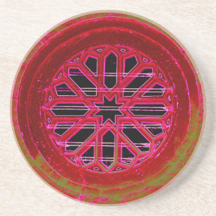 En Grès dessous de verre médiéval