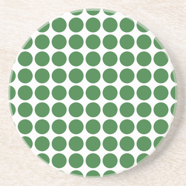 En Grès Dessous de verre mini-Pois (Devant)