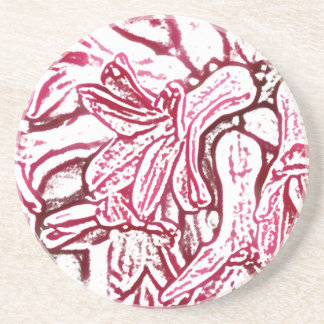 En Grès Dessous de verre modifié Hyacinth