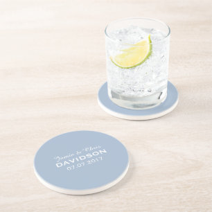 En Grès Dessous de verre monogramme personnalisé Motif
