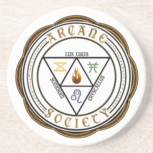 En Grès Dessous de verre mystérieux (Devant)