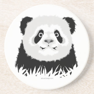En Grès Dessous de verre Panda Bear