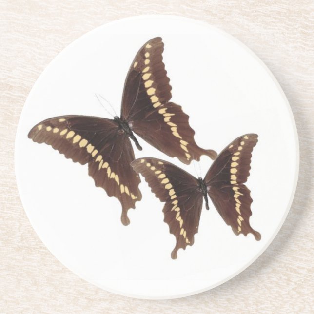 En Grès Dessous de verre papillon (Devant)