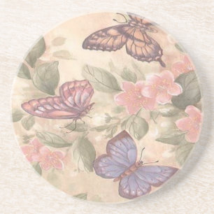 En Grès Dessous de verre papillon