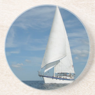 En Grès Dessous de verre parfaits de voile
