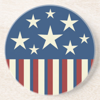En Grès Dessous de verre patriotique