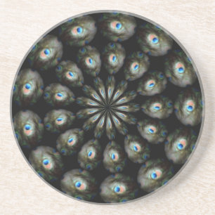 En Grès Dessous de verre Peacock Eye