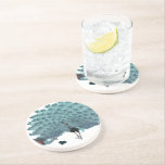 En Grès Dessous de verre Peacock vintages<br><div class="desc">Dessous de verre de mariage - pour changer de couleur arrière - plan cliquez sur personnaliser - cliquez sur modifier - sélectionnez l'outil dernier dans la liste déroulante et choisissez une couleur affichée ou insérez votre propre code hexadécimal RVB pour votre couleur de mariage personnalisée - pour changer de couleur...</div>