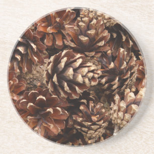 En Grès Dessous de verre Pine Cones
