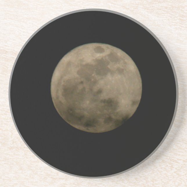 En Grès Dessous de verre Pleine lune (Devant)