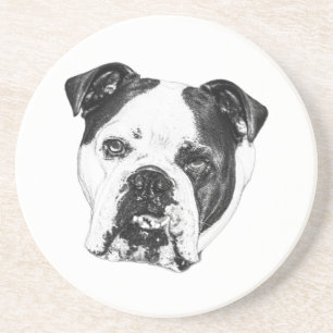 En Grès Dessous de verre pour chien-taureau Ring-Safe