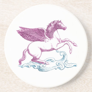 En Grès Dessous de verre pourpres de Pegasus