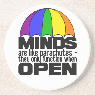 En Grès Dessous de verre Rainbow Parachute