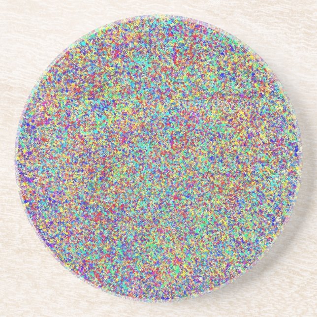 En Grès Dessous de verre Rainbow Spray (Devant)