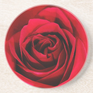 En Grès Dessous de verre Rose florissant