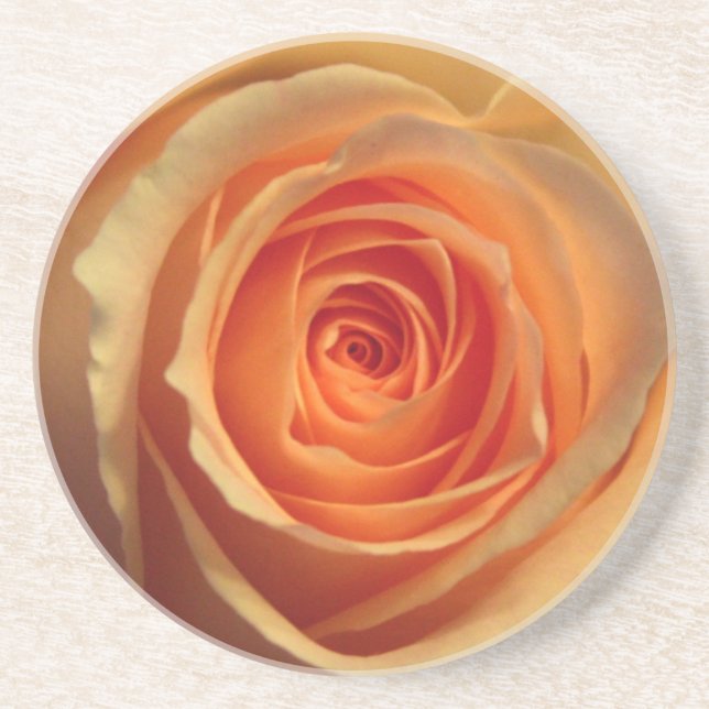 En Grès Dessous de verre rose jaune (Devant)