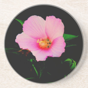 En Grès Dessous de verre rose Mallow