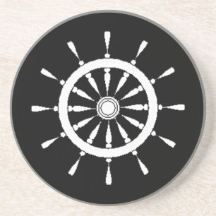 En Grès Dessous de verre - Roue des navires