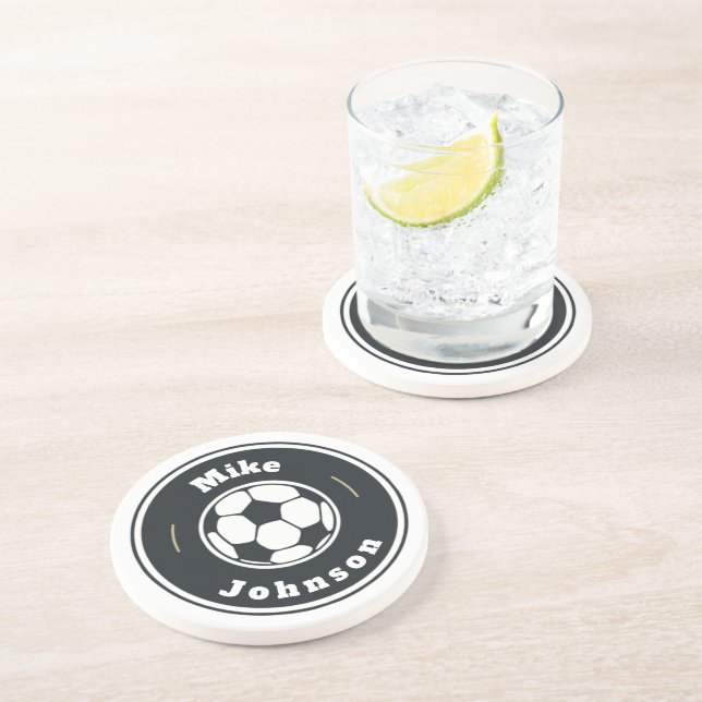 En Grès Dessous de verre Sandstone - Custom Soccer (ajoute (Côté)