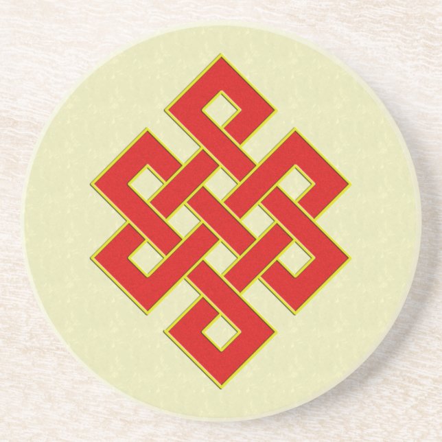 En Grès Dessous de verre sans fin de noeud (Devant)