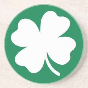 En Grès Dessous de verre shamrock