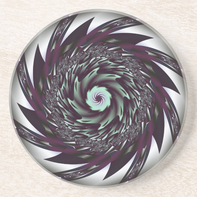 En Grès Dessous de verre spiral (Devant)