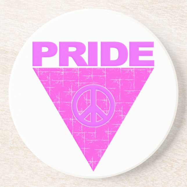 En Grès Dessous de verre Triangle Pride (Devant)